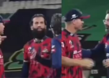 डेविड वॉर्नर से सरेआम भिड़ गया खिलाड़ी, पाकिस्तान सुपर लीग में ये हो क्या रहा है?