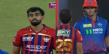 आईपीएल 2026 की पहली लड़ाई! प्रिंस यादव गुस्से में ट्रिस्टन स्टब्स से भिड़े, मैदान पर दिखा हाईवोल्टेज ड्रामा