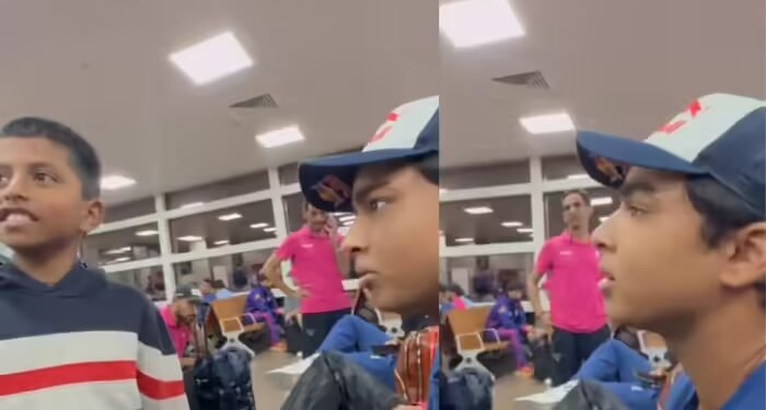 वैभव सूर्यवंशी के साथ फोटो खिंचवाने आए नन्हें फैंस, 15 साल के क्रिकेटर ने लिए मजे, कहा- 100 रुपये लूंगा