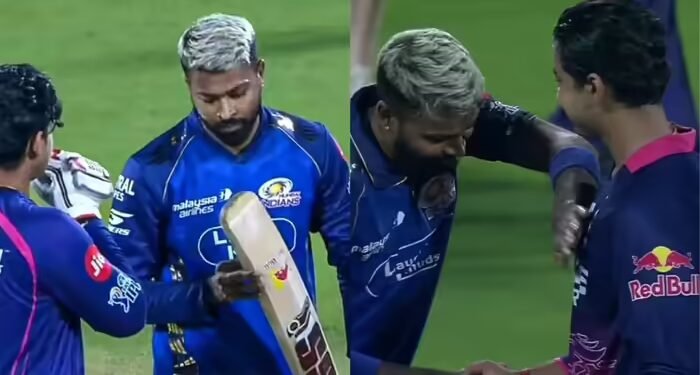 मैच के पहले चेक कर रहे थे बैट, जब गेंदबाजों पर बरसाए रन तो वैभव सूर्यवंशी से मिले हार्दिक पंड्या, यूं बढ़ाया हौसला