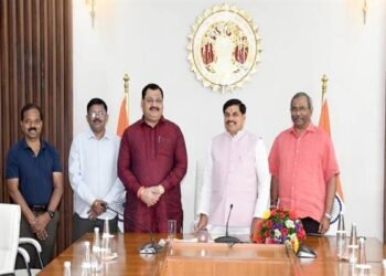 मुख्यमंत्री डॉ. यादव से मिला एनडीएमए का प्रतिनिधिमंडल