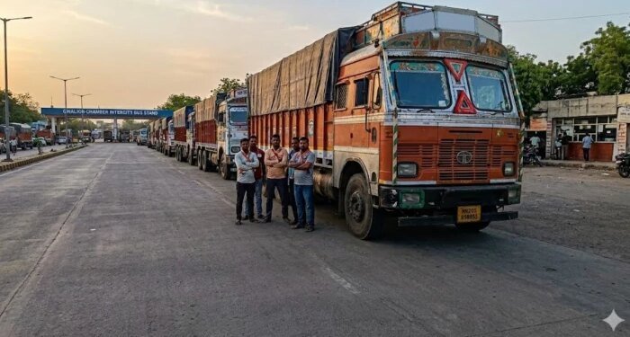 MP में आज से तीन दिन थमेंगे ट्रकों के पहिये… देशव्यापी हड़ताल से ग्वालियर-चंबल का बाजार होगा प्रभावित