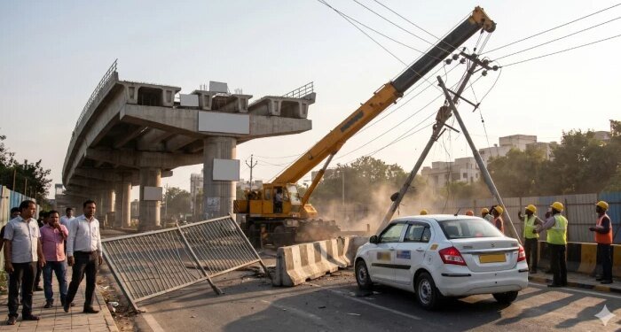 भोपाल में मेट्रो के काम में फूटी कोलार लाइन, भीषण गर्मी में पुराने शहर की एक लाख से अधिक आबादी प्यासी