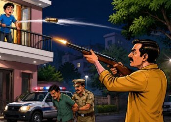 भोपाल में किराया विवाद में बेटे पर पिता ने चलाई गोली, बाल-बाल बची जान