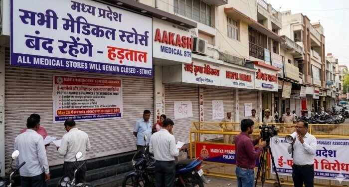 MP में आज नहीं मिलेंगी दवाएं, भोपाल समेत पूरे प्रदेश के निजी मेडिकल स्टोर्स बंद