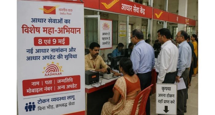 आधार अपडेट कराने का सुनहरा मौका, भोपाल के 26 डाकघरों में दो दिन लगेंगे विशेष कैंप