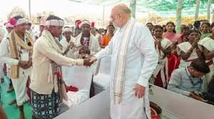 बस्तर में अमित शाह का बड़ा बयान, बोले-भारत अब नक्सल मुक्त हो चुका है, जगदलपुर में वे आदिवासियों के बीच पहुंचे थे