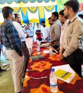 सुशासन शिविर झापरा में हितग्राहियों को मिला योजनाओं का लाभ