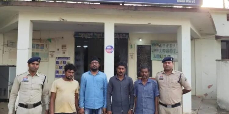 बीएसपी से लौह स्क्रैप चोरी का खुलासा, 4 आरोपी गिरफ्तार