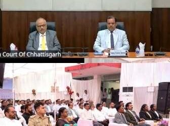 कोण्डागांव का भूमि पूजन एवं शिलान्यास मण्डी प्रांगण में वर्चुअल माध्यम से किया