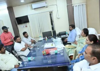 अवैध प्लाटिंग पर महापौर ने अफसरों को लगाई फटकार:रायपुर के बोरियाखुर्द में कार्रवाई नहीं होने पर कहा- नोटिस देकर तुरंत करें एक्शन