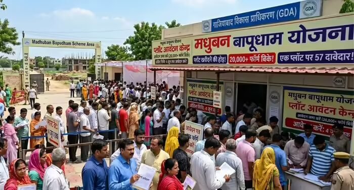 मधुबन बापूधाम योजना में प्लॉट खरीदने की होड़, 4 जून तक आवेदन का मौका, GDA ने फॉर्म बेचकर कमाए 700 करोड़