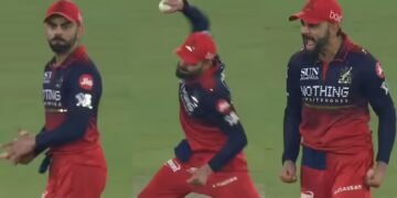 गेंद को जमीन पर पटका, शेर की तरह दहाई मारी, आईपीएल में दिखी पुराने विराट कोहली की झलक
