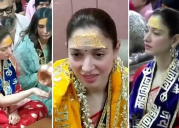 तमन्ना भाटिया पहुंचीं महाकाल, भस्म आरती में शामिल होकर बोलीं- जो देखा शब्दों में बयां नहीं कर सकती