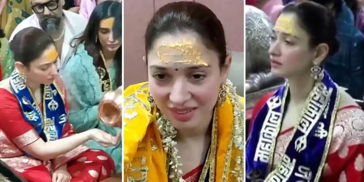 तमन्ना भाटिया पहुंचीं महाकाल, भस्म आरती में शामिल होकर बोलीं- जो देखा शब्दों में बयां नहीं कर सकती