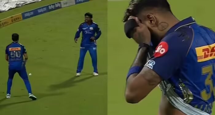 वो एक गलती जिसने मुंबई को हरवा दिया मैच, कैच पकड़ने की बजाय की ऐसी हरकत, हार्दिक पंड्या अपने ही खिलाड़ियों से तंग