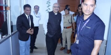 बालोद जिले के प्रवास पर पहुँचे छत्तीसगढ़ उच्च न्यायालय के मुख्य न्यायाधीश न्यायमूर्ति रमेश सिन्हा