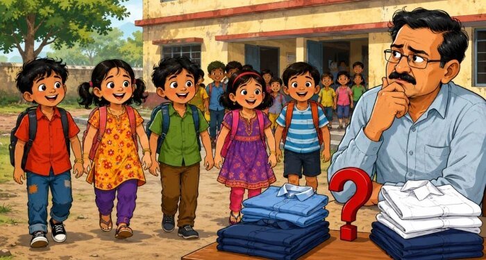 MP के सरकारी स्कूलों में ‘युनिफॉर्म’ पर सस्पेंस: 16 जून से खुलेंगे स्कूल, गणवेश मिलेगी या खाते में आएगी राशि; अब तक नहीं हुआ फैसला