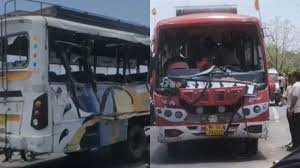 रायसेन में दो बस टकराईं, 3 की मौत
