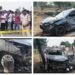 भाजपा नेता को फॉर्च्यूनर में जिंदा जलाया:हाईवा अड़ाकर कार में लगाई आग