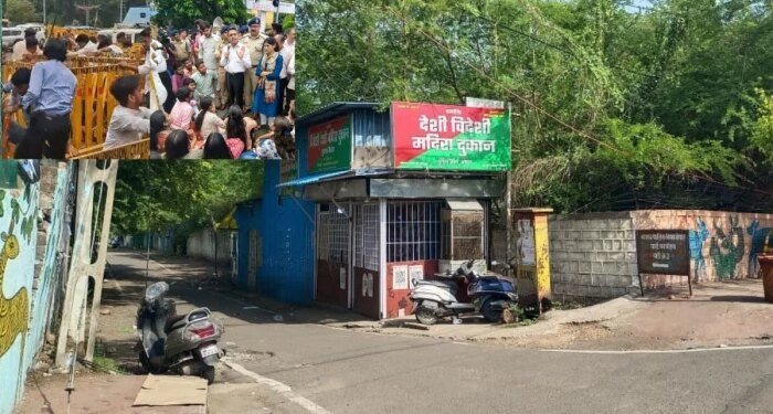 भोपाल में ABVP के आंदोलन का असर, एमएलबी कॉलेज के पास से हटेगी शराब दुकान