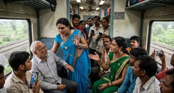 इटारसी ट्रेनों में किन्नरों की दादागिरी, यात्रियों से जबरन वसूली का वीडियो वायरल, RPF की सुरक्षा पर उठे सवाल