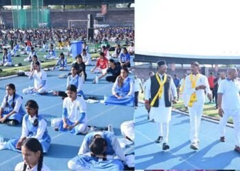बड़ा तालाब से टीटी नगर तक गूंजा योग का संदेश:युवाओं ने लिया फिट इंडिया का संकल्प
