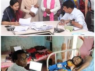 कलेक्टर जनदर्शन में आवेदन के 24 घंटे में 8 साल से बिस्तर में पड़े महिला का हुआ आधार अपडेट