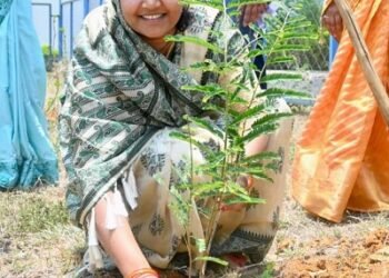विश्व पर्यावरण दिवस पर मंत्री लक्ष्मी राजवाड़े ने किया पौधरोपण