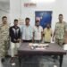 जंगल में चल रहा था लाखों का जुआ, कोतवाली पुलिस ने 4 जुआरियों को दबोचा