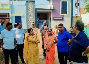 महापौर बाघमार ने वार्ड 57-58 का किया निरीक्षण, सफाई व्यवस्था का लिया जायजा