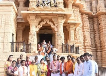 सोमनाथ स्वाभिमान सांस्कृतिक यात्रा सफल: 1040 विशिष्टजनों का रायपुर में भव्य स्वागत