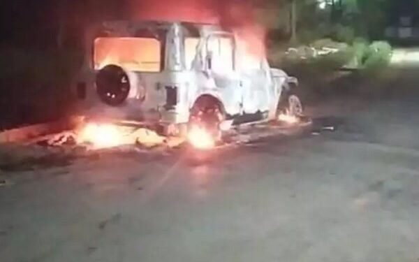 कोरबा में घर के बाहर खड़ी थार में लगाई आग, अज्ञात आरोपियों की तलाश में जुटी पुलिस