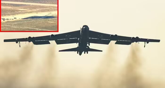 ईरान युद्ध में बमबारी करने वाला अमेरिका का B-52 परमाणु बॉम्बर क्रैश, टुकड़ों में बिखरा प्लेन, 8 लोगों की मौत