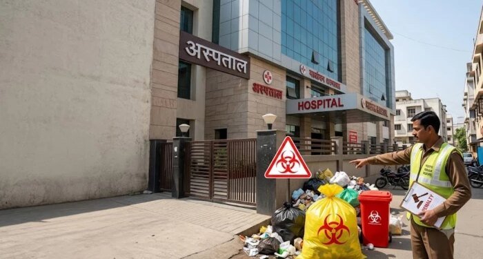 भोपाल में मेडिकल वेस्ट खुले में फेंका तो भरना होगा 4.05 लाख तक जुर्माना, नगर निगम ने शुरू की सख्त कार्रवाई