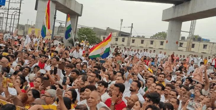चतुर्मास के लिए आचार्य समय सागर महाराज भोपाल पहुंचे