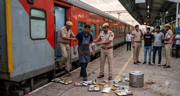 गोरखपुर-अहमदाबाद एक्सप्रेस में पेंट्री स्टाफ पर चाकू से हमला, अवैध भोजन सप्लाई बंद होने पर उपजी रंजिश, 4 आरोपियों पर केस दर्ज