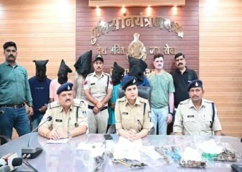 शाजापुर पुलिस ने डकैती की तैयारी विफल की