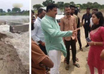 पहली बारिश में बहा 2.18 करोड़ का सिरोंज बैराज, तीन इंजीनियर निलंबित, जांच में खुलीं बड़ी खामियां