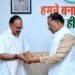 सीएम साय को गुरुपूर्णिमा महोत्सव का आमंत्रण, आचार्य का शाल-श्रीफल से सम्मान