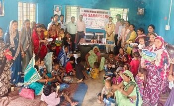 30 कुपोषित बच्चों का हुआ स्वास्थ्य परीक्षण