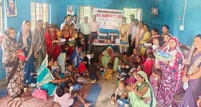 30 कुपोषित बच्चों का हुआ स्वास्थ्य परीक्षण