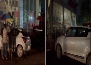 दुर्ग में कारोबारी की कार का शीशा तोड़कर ₹4.90 लाख की चोरी, CCTV में संदिग्ध बाइक सवार कैद