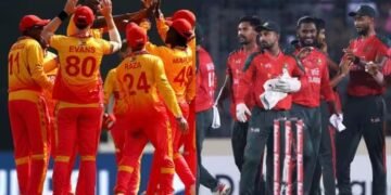 जिम्बाब्वे को बांग्लादेश ने रौंदकर हिसाब किया बराबर, लगातार 4 छक्के ठोकने वाले बल्लेबाज ने पहले ही पक्की कर दी थी जीत
