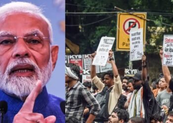 पेपर लीक पर मोदी बोले- फास्ट ट्रैक कोर्ट बनाएंगे:युवाओं के भविष्य के साथ खिलवाड़ करने वालों को बख्शा नहीं जाएगा