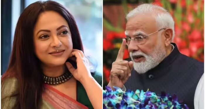 PM मोदी का अपमानजनक पोस्टर दिखाकर फंसीं श्रीलेखा मित्रा, FIR दर्ज होने पर दी सफाई- मैंने चश्मा नहीं पहना था