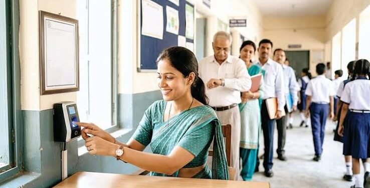 सरकारी स्कूलों के शिक्षकों के लिए नया नियम, ई-अटेंडेंस से पहले देना होगा गणित का जवाब; सर्वर बचाने कैप्चा सिस्टम लागू