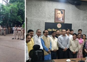 भोपाल में DPI आयुक्त के चैंबर में घुसे चयनित अभ्यर्थी; दफ्तर के बाहर पुलिस तैनात, कर्मचारियों ने 2 घंटे बंद रखा काम