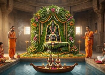 भोपाल में श्रावण के अंतिम सोमवार की धूम, बड़वाले महादेव मंदिर में हरित श्रृंगार