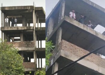 भोपाल में नर्सिंग छात्रों का प्रदर्शन उग्र, तीन छात्र बिल्डिंग पर चढ़े, रिजल्ट समेत सात मांगों को लेकर अनिश्चितकालीन धरना